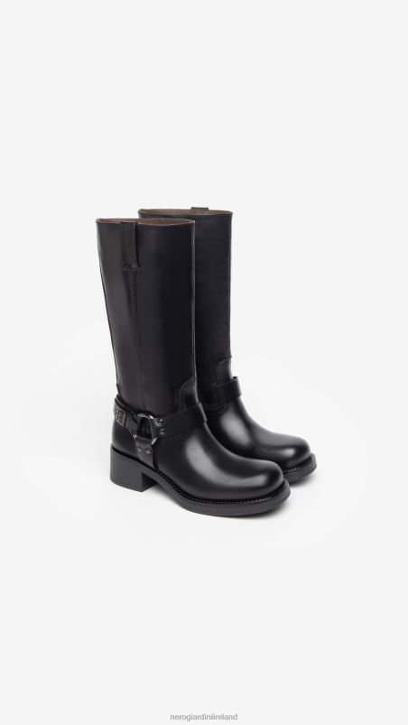 NeroGiardini Women Art. I309221D leather boots Nero N8HP4265
