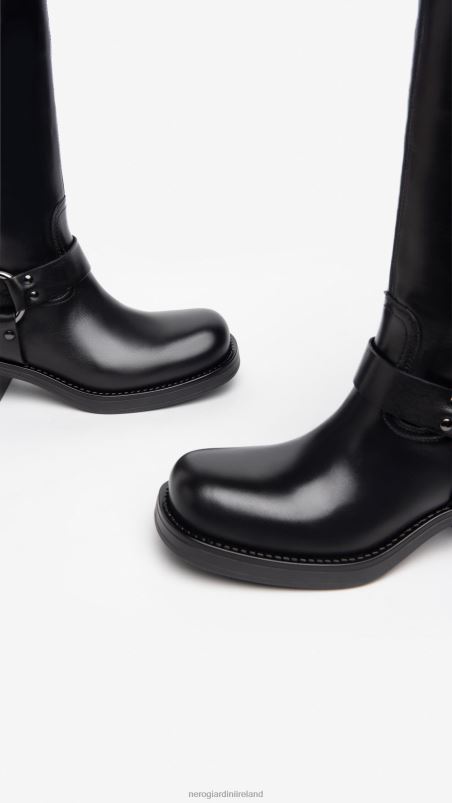 NeroGiardini Women Art. I309221D leather boots Nero N8HP4265