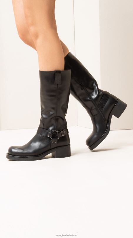 NeroGiardini Women Art. I309221D leather boots Nero N8HP4265