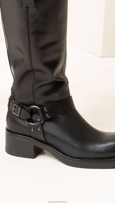 NeroGiardini Women Art. I309221D leather boots Nero N8HP4265