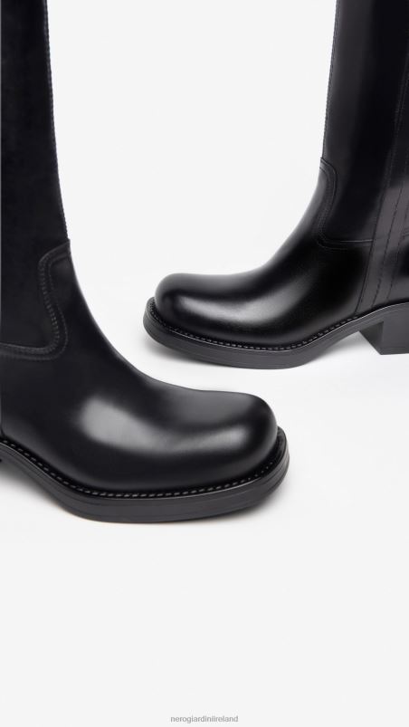 NeroGiardini Women Art. I309222D leather boots Nero N8HP4275