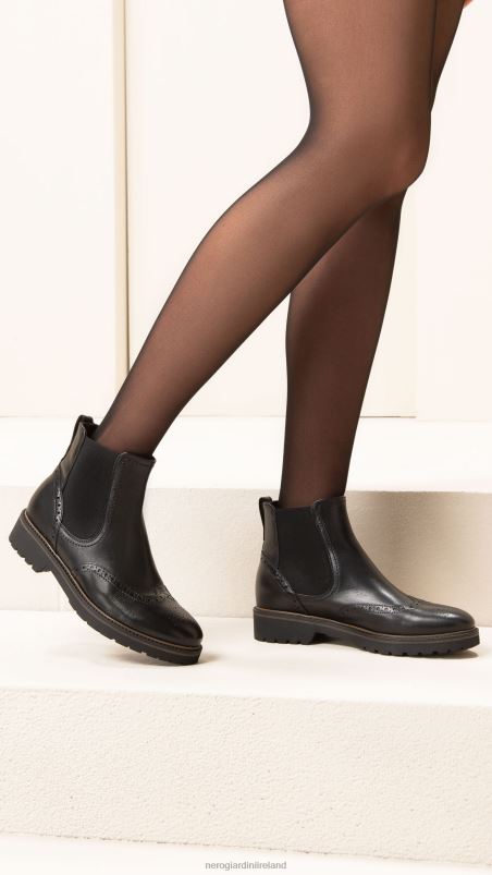 NeroGiardini Women Art. I013123D leather chelsea boots Nero N8HP4205
