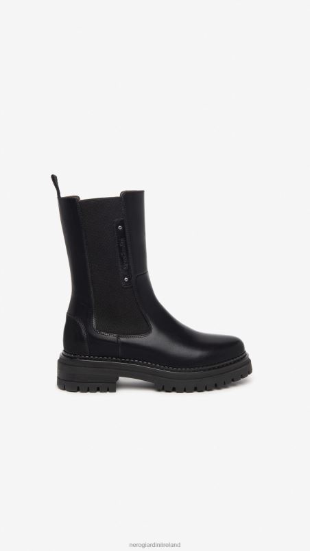 NeroGiardini Women Art. I308950D leather chelsea boots Nero N8HP4211