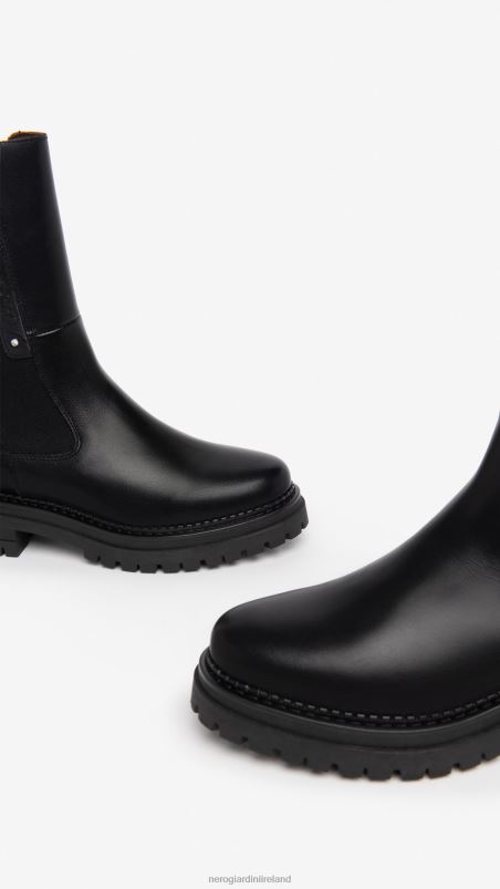 NeroGiardini Women Art. I308950D leather chelsea boots Nero N8HP4211