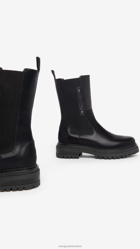 NeroGiardini Women Art. I308950D leather chelsea boots Nero N8HP4211