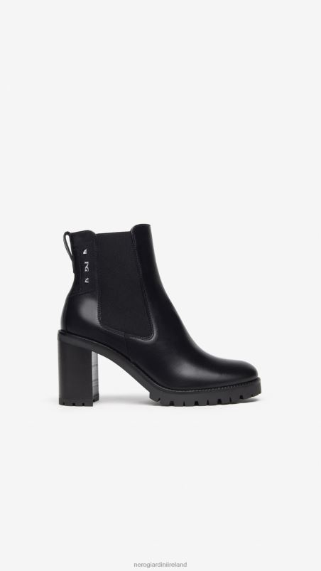 NeroGiardini Women Art. I308980D leather chelsea boots Nero N8HP4225
