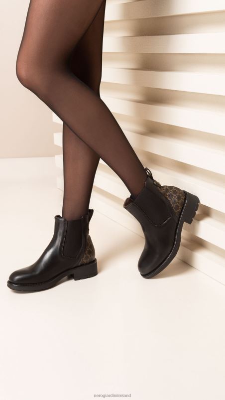 NeroGiardini Women Art. I309000D leather chelsea boots Nero N8HP4220