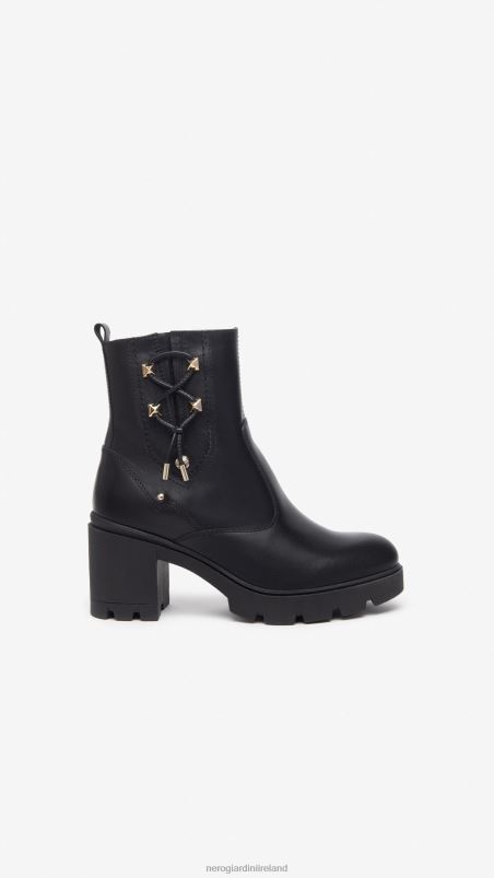 NeroGiardini Women Art. I309020D leather ankle boots Nero N8HP4224