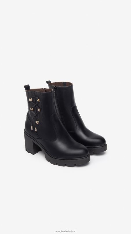 NeroGiardini Women Art. I309020D leather ankle boots Nero N8HP4224