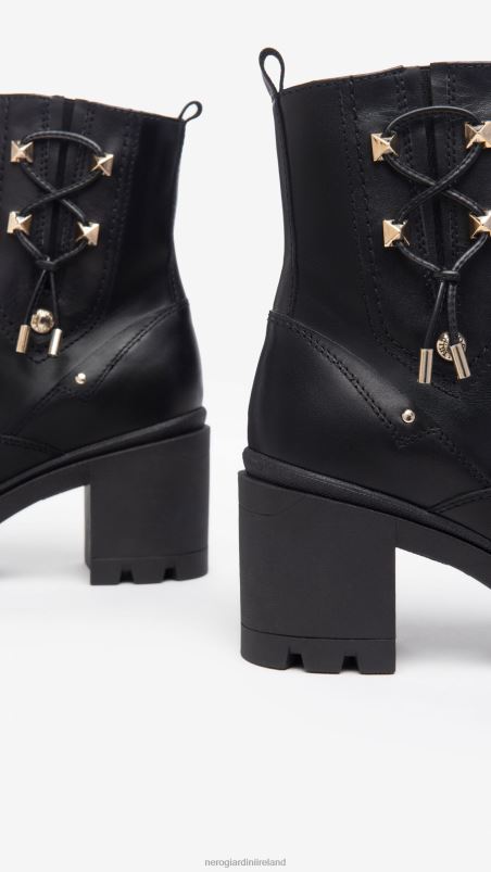 NeroGiardini Women Art. I309020D leather ankle boots Nero N8HP4224