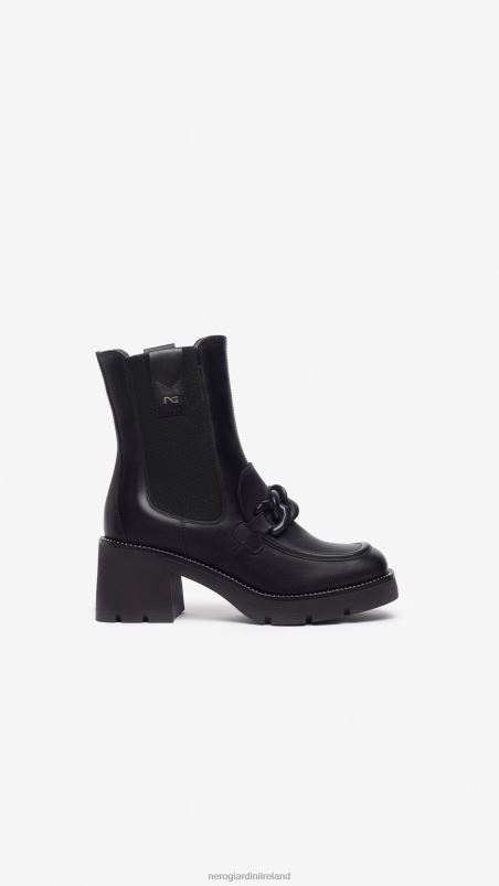 NeroGiardini Women Art. I309041D leather chelsea boots Nero N8HP4226