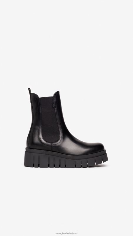 NeroGiardini Women Art. I309090D leather chelsea boots Nero N8HP4214