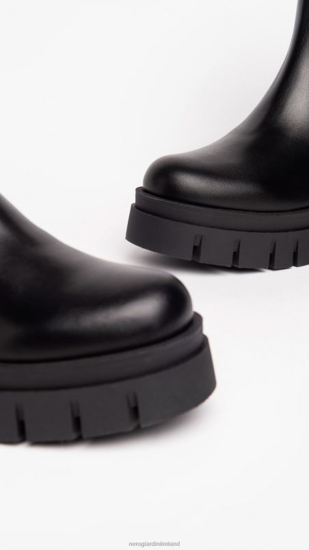 NeroGiardini Women Art. I309090D leather chelsea boots Nero N8HP4214