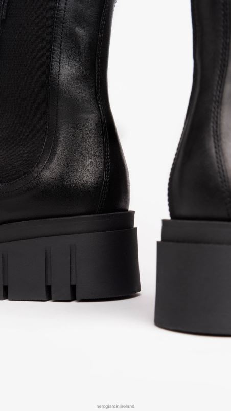 NeroGiardini Women Art. I309090D leather chelsea boots Nero N8HP4214