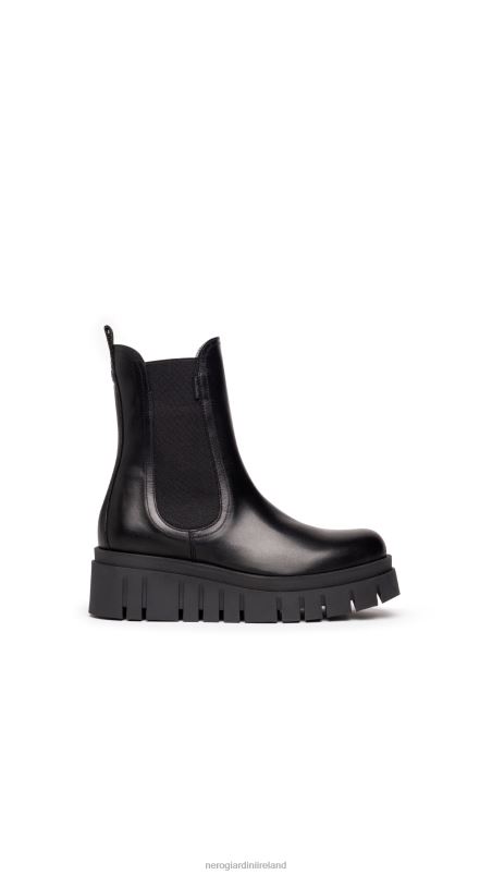 NeroGiardini Women Art. I309090D leather chelsea boots Nero N8HP4214
