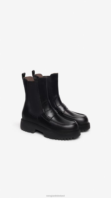 NeroGiardini Women Art. I309110D leather chelsea boots Nero N8HP4221