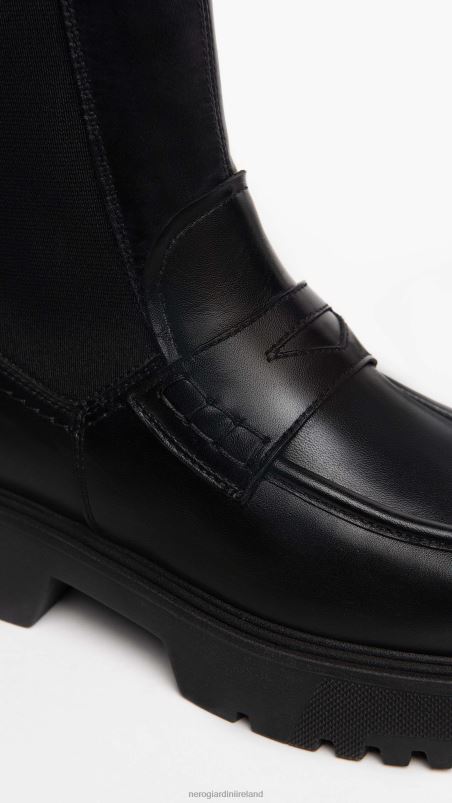 NeroGiardini Women Art. I309110D leather chelsea boots Nero N8HP4221