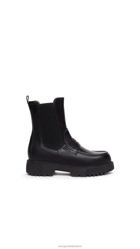 NeroGiardini Women Art. I309110D leather chelsea boots Nero N8HP4221