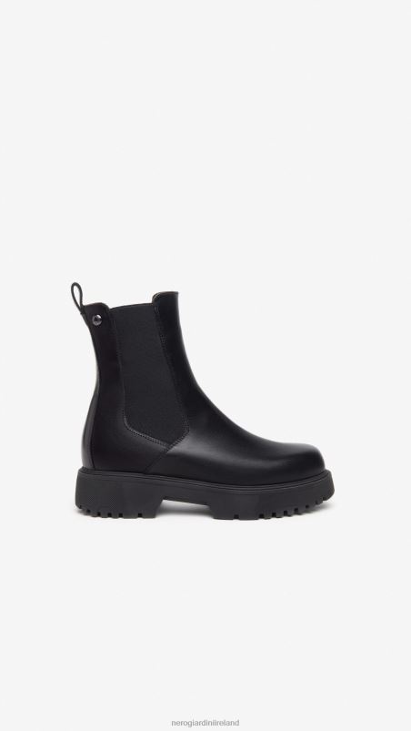 NeroGiardini Women Art. I309112D leather chelsea boots Nero N8HP4223