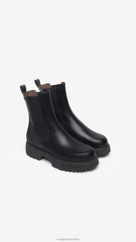 NeroGiardini Women Art. I309112D leather chelsea boots Nero N8HP4223