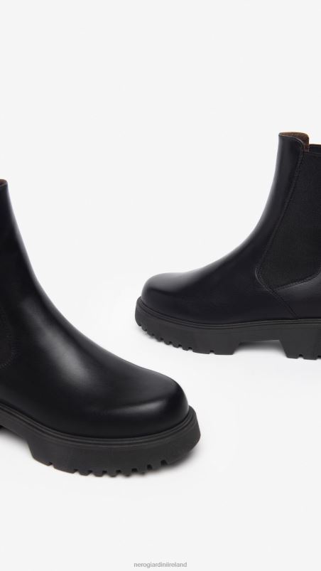 NeroGiardini Women Art. I309112D leather chelsea boots Nero N8HP4223