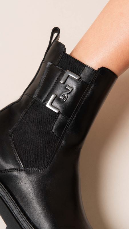 NeroGiardini Women Art. I309150D leather chelsea boots Nero N8HP4209