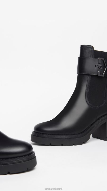 NeroGiardini Women Art. I309160D leather chelsea boots Nero N8HP4212