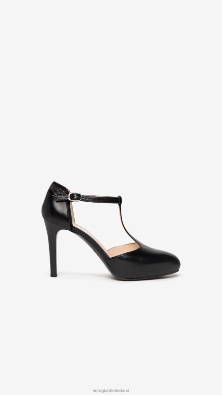 NeroGiardini Women Art. I205500DE leather and suede court shoes Nero N8HP454