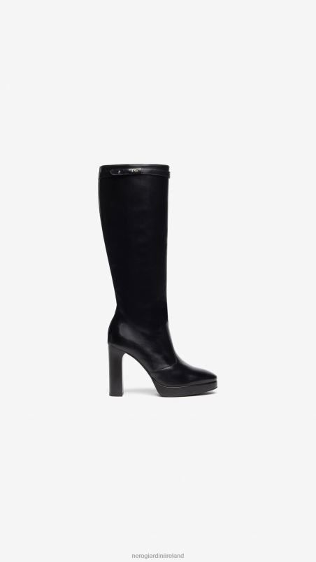 NeroGiardini Women Art. I308723DE leather boots Nero N8HP4257