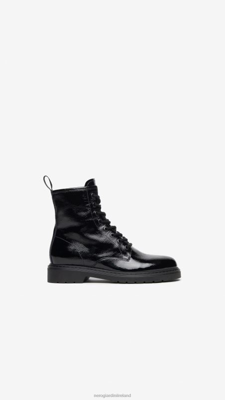 NeroGiardini Women Art. I309180D patent combat boots Nero N8HP4121