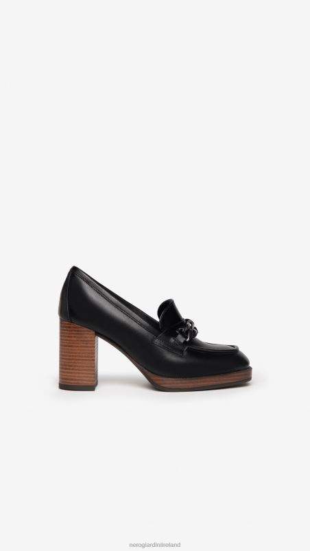 NeroGiardini Women Art. I205060D leather loafers Nero N8HP481