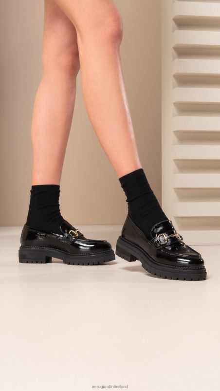 NeroGiardini Women Art. I205105D patent leather loafers Nero N8HP485