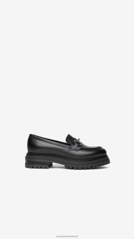 NeroGiardini Women Art. I217715D leather loafers Nero N8HP479