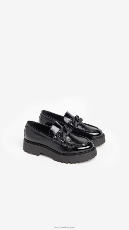 NeroGiardini Women Art. I308001D patent leather loafers Nero N8HP484
