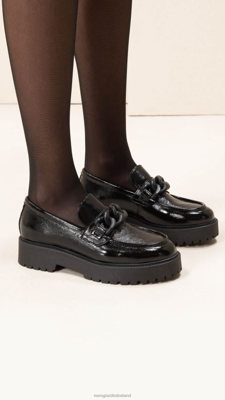NeroGiardini Women Art. I308001D patent leather loafers Nero N8HP484
