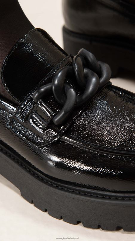NeroGiardini Women Art. I308001D patent leather loafers Nero N8HP484