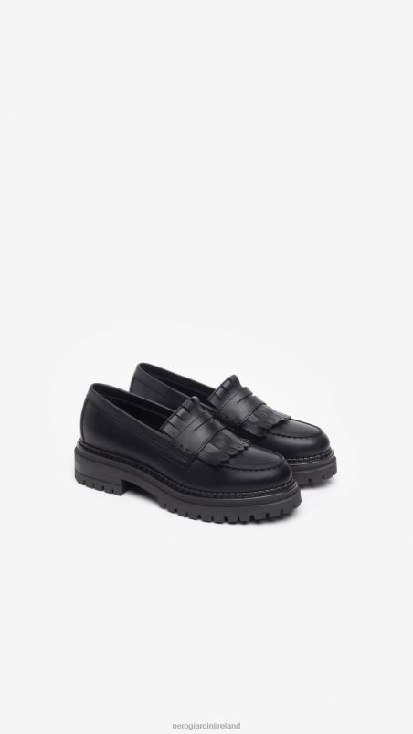 NeroGiardini Women Art. I308101D leather loafers Nero N8HP493