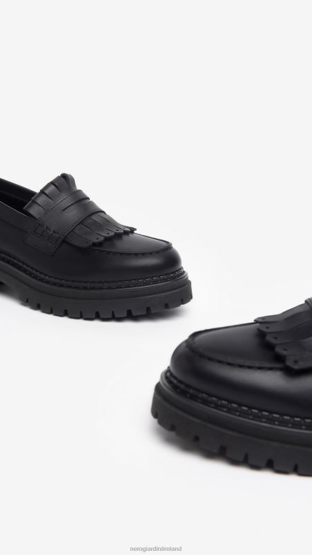 NeroGiardini Women Art. I308101D leather loafers Nero N8HP493