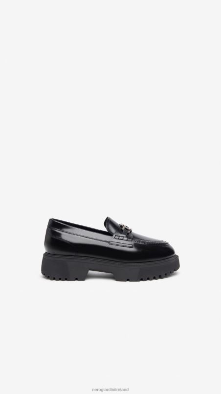 NeroGiardini Women Art. I308160D leather loafers Nero N8HP494