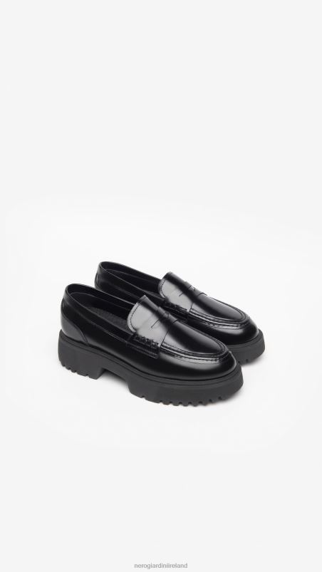 NeroGiardini Women Art. I308161D leather loafers Nero N8HP4102