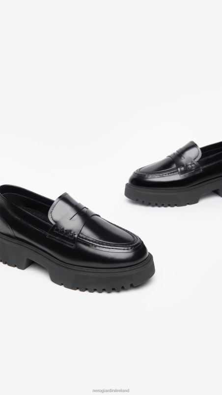NeroGiardini Women Art. I308161D leather loafers Nero N8HP4102