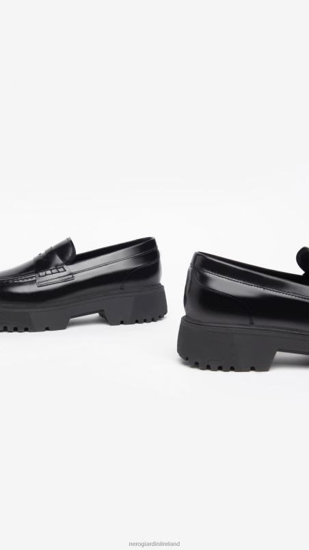 NeroGiardini Women Art. I308161D leather loafers Nero N8HP4102