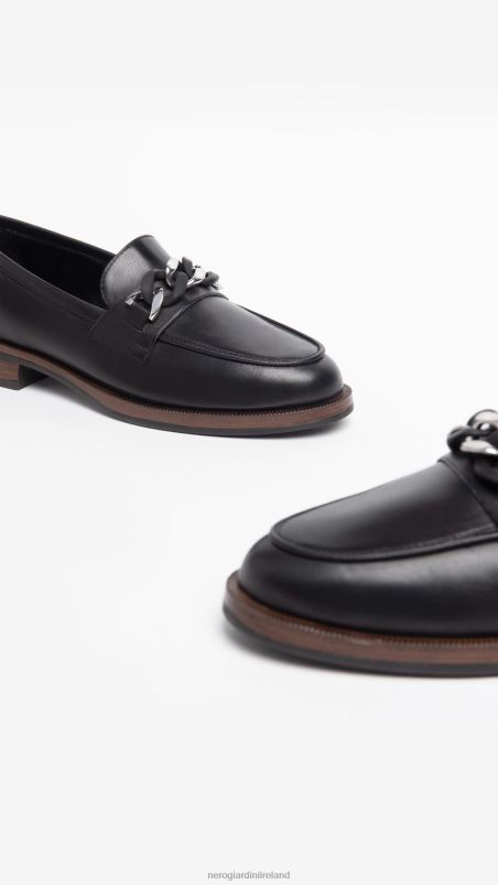 NeroGiardini Women Art. I308170D leather loafers Nero N8HP482