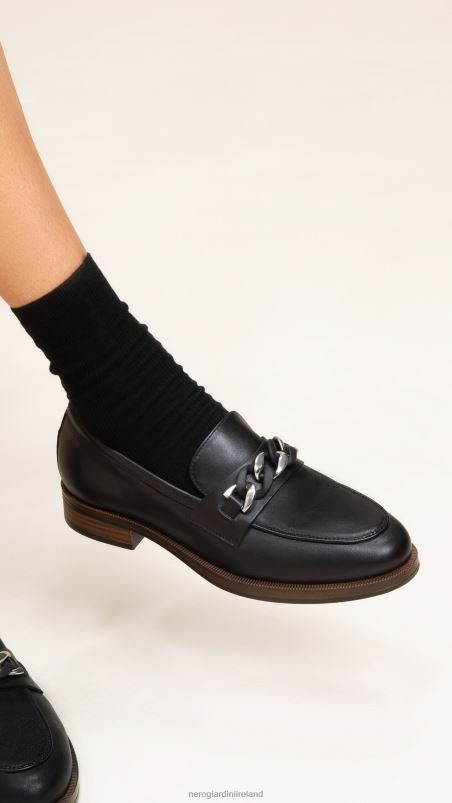 NeroGiardini Women Art. I308170D leather loafers Nero N8HP482
