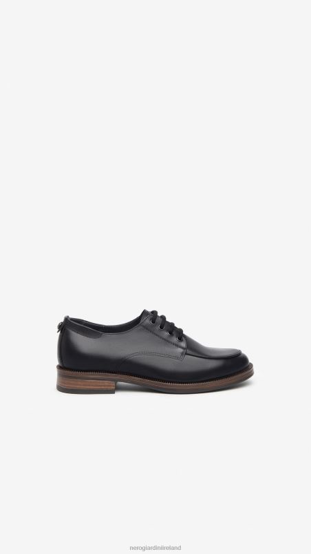 NeroGiardini Women Art. I308173D leather tie-up shoes Nero N8HP4103