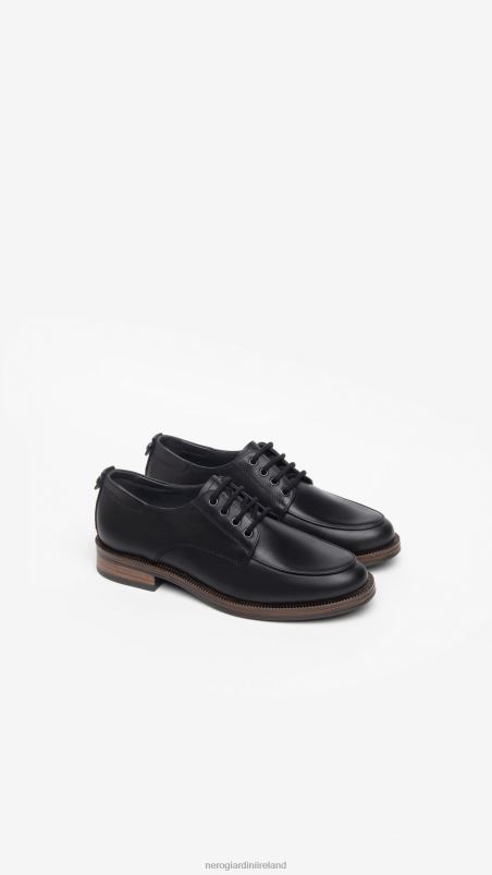 NeroGiardini Women Art. I308173D leather tie-up shoes Nero N8HP4103