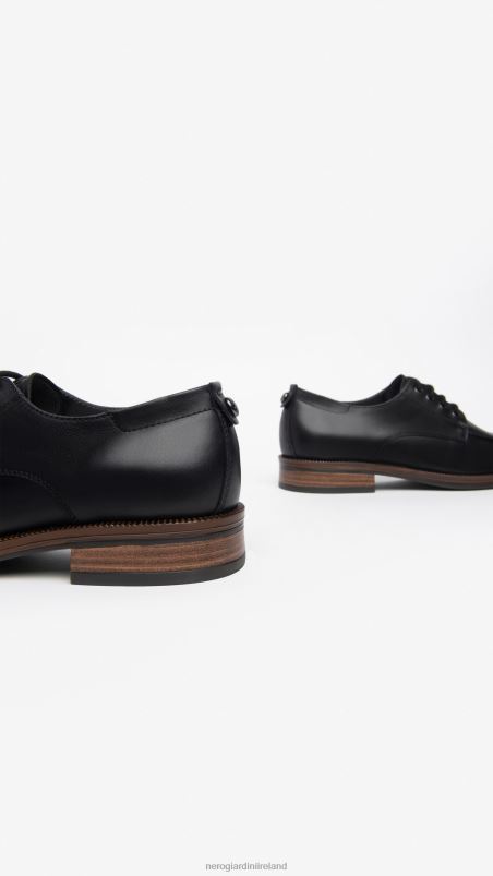 NeroGiardini Women Art. I308173D leather tie-up shoes Nero N8HP4103