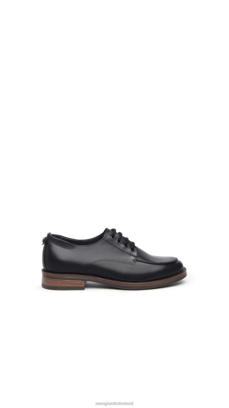 NeroGiardini Women Art. I308173D leather tie-up shoes Nero N8HP4103