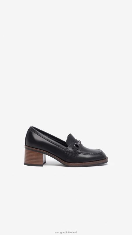NeroGiardini Women Art. I308180D leather loafers Nero N8HP483