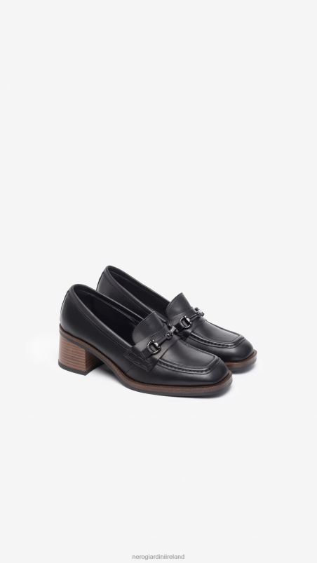 NeroGiardini Women Art. I308180D leather loafers Nero N8HP483